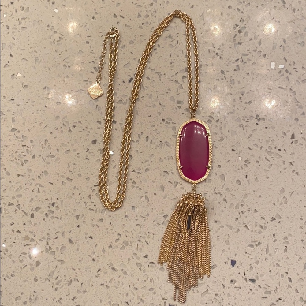 Purple Kendra Scott Necklace